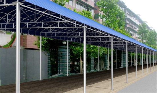 武汉车棚制作制作膜结构车棚有哪些要求 介绍阳光棚主要材料成分